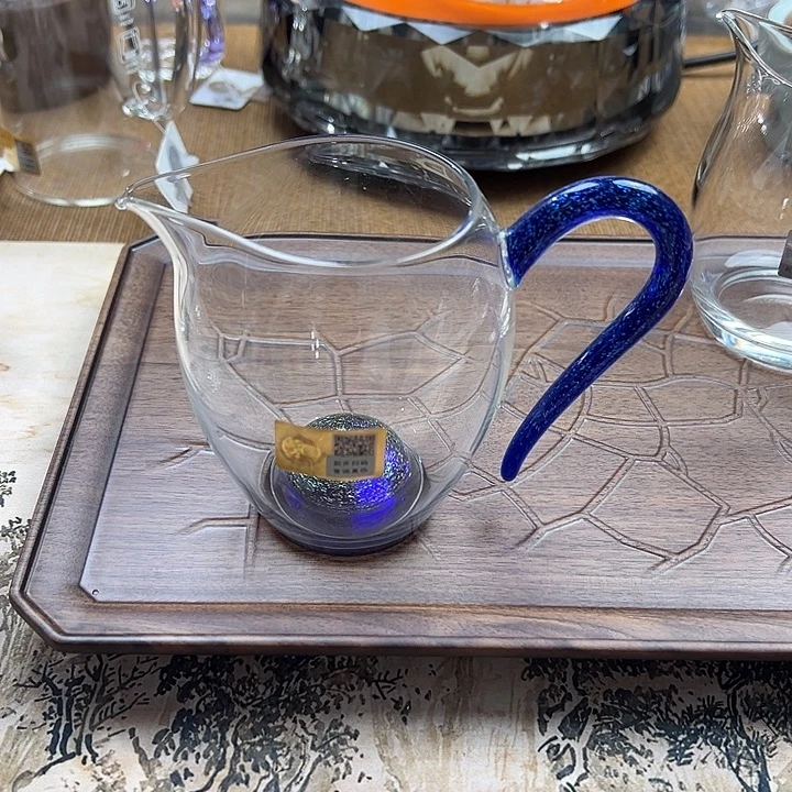 嘉***限玻璃手工艺品禾器茶器现货现发