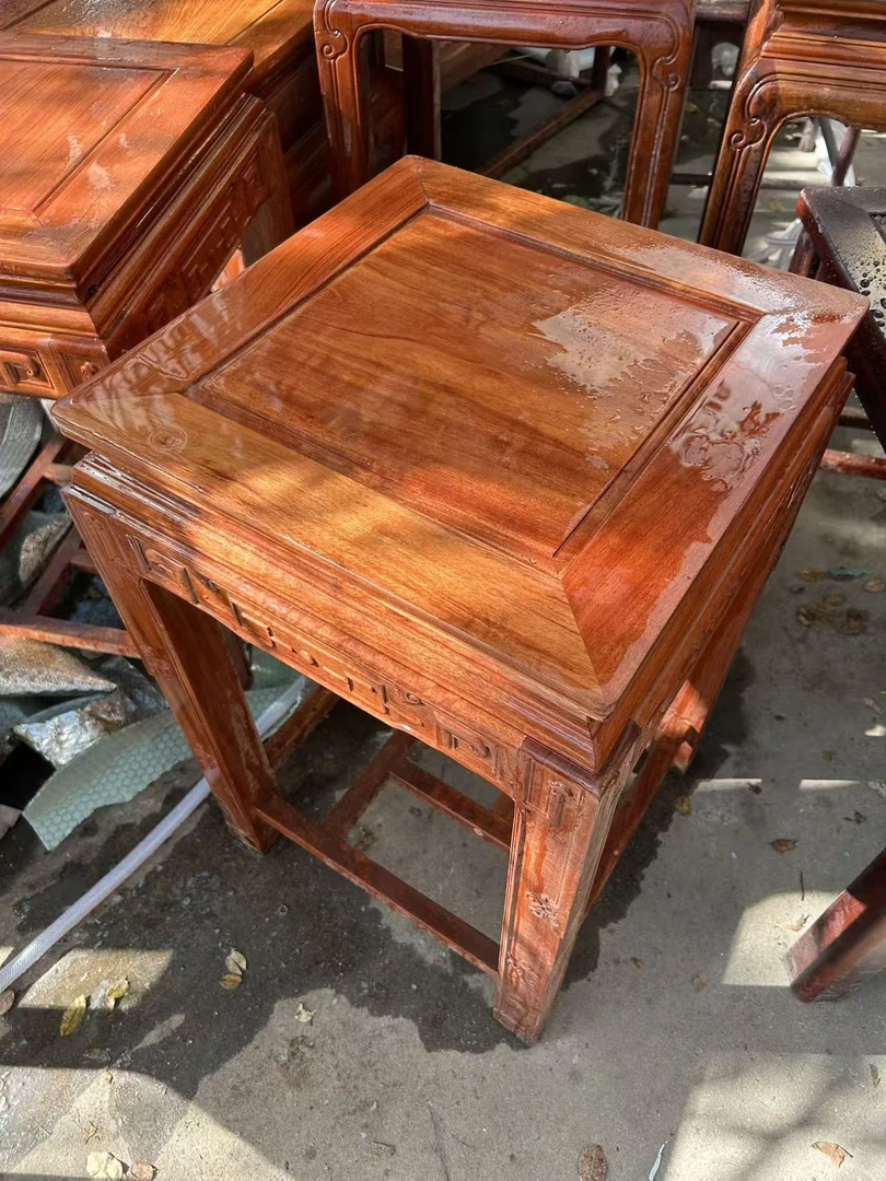 老板娘-高角几 可以当作置物临时家具大哥专属新中式