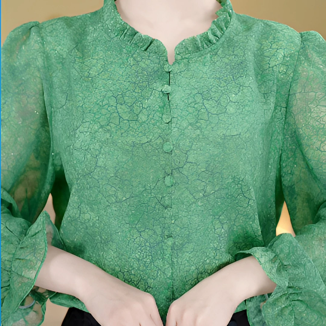 直播专属 2025新款气质高端大码新款小衫ZF-S016