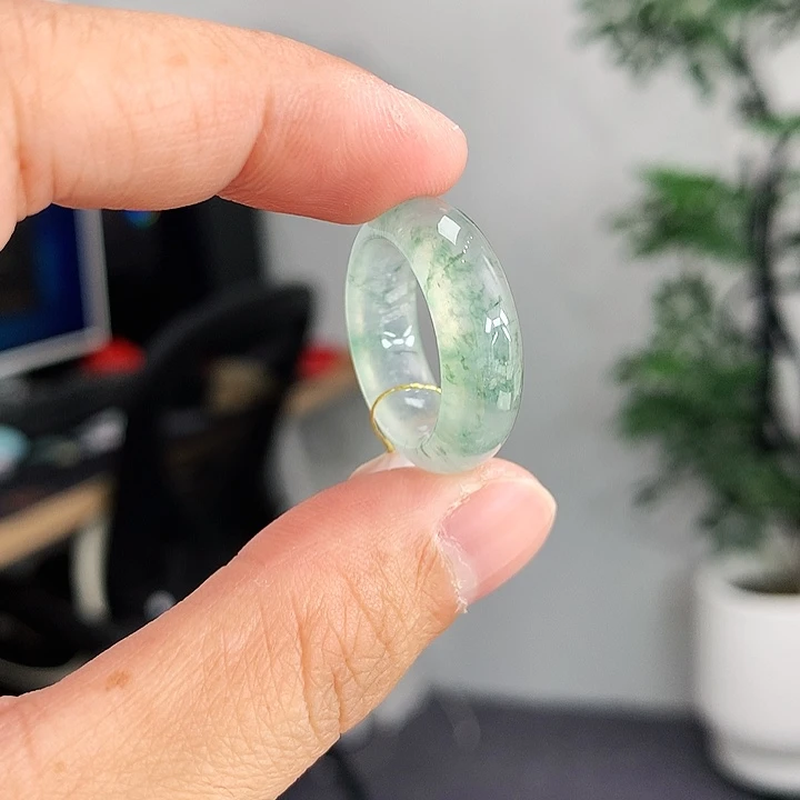 翡翠未镶嵌戒指12-13号