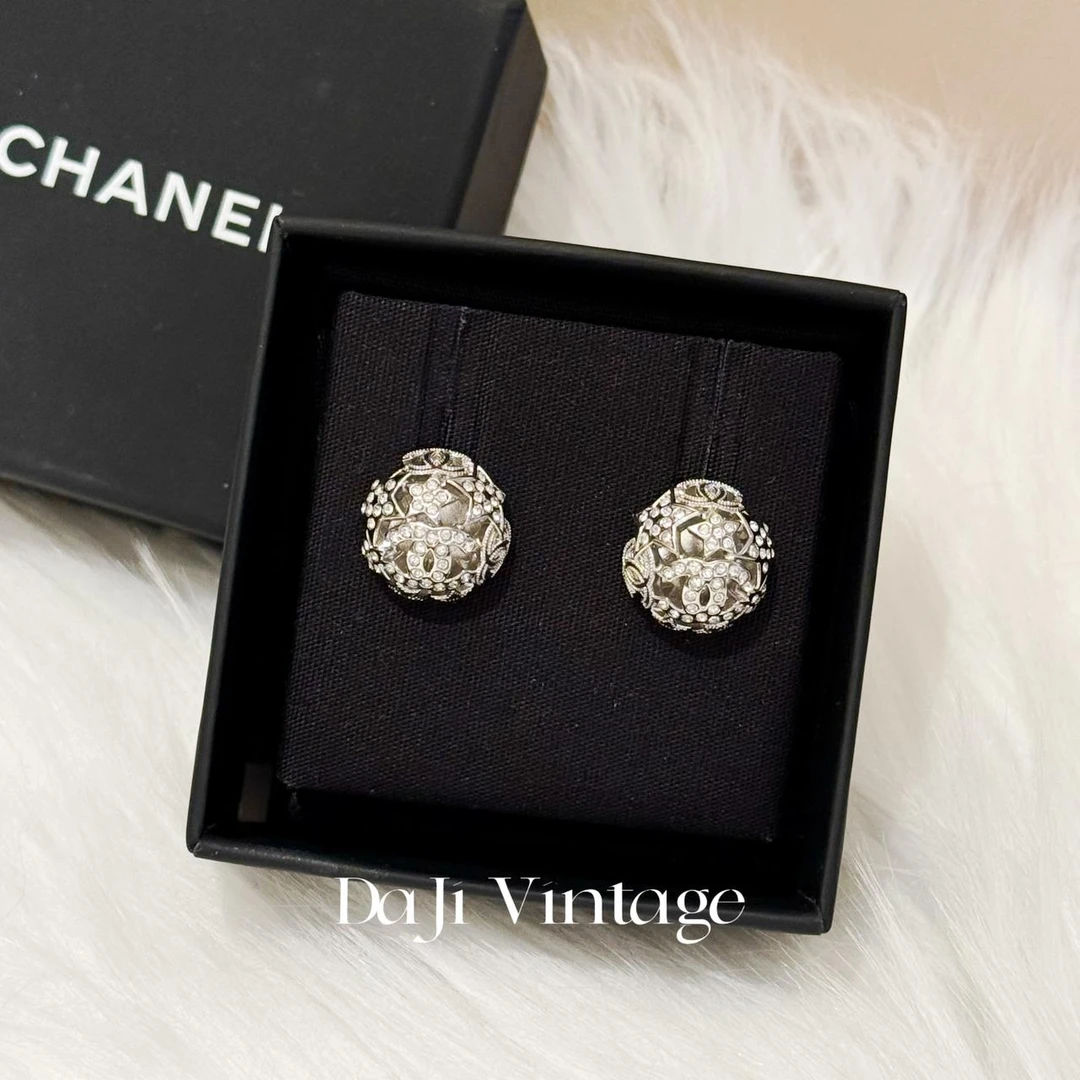 99新 Chanel/香奈儿 大吉中古/Chanel香奈儿镂空双c星星水钻球形