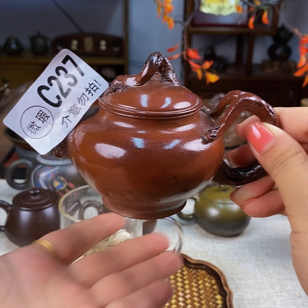 壶柴烧壶泡茶香柴烧
