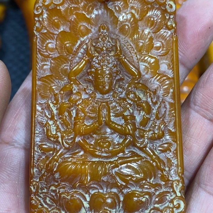 滴血莲花菩提吊坠
