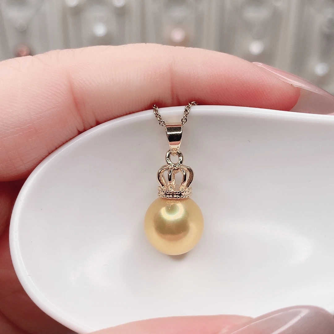 淡水珍珠吊坠(赠链)合金