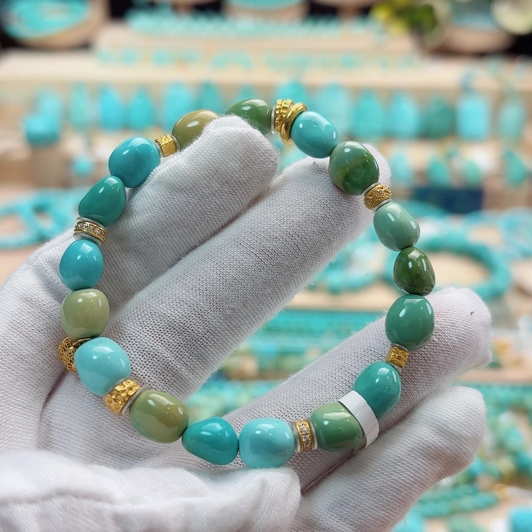 绿松石未镶嵌珠宝奇石