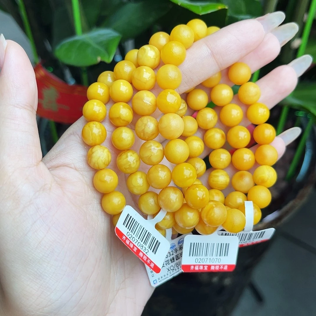 未镶嵌琥珀手链多样性发其一 9m