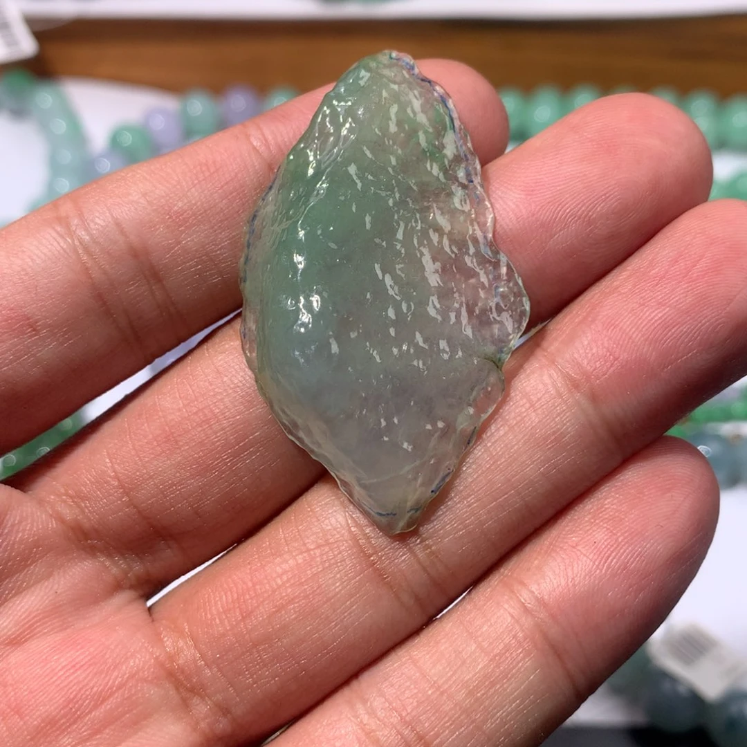 手链翡翠未镶嵌片料