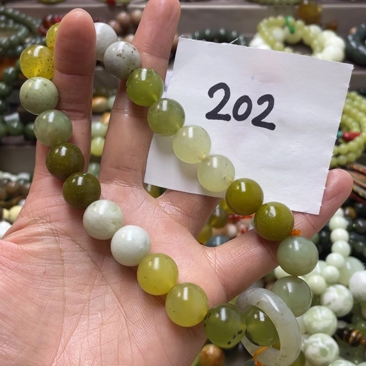 未镶嵌透闪石-蛇纹石玉手链