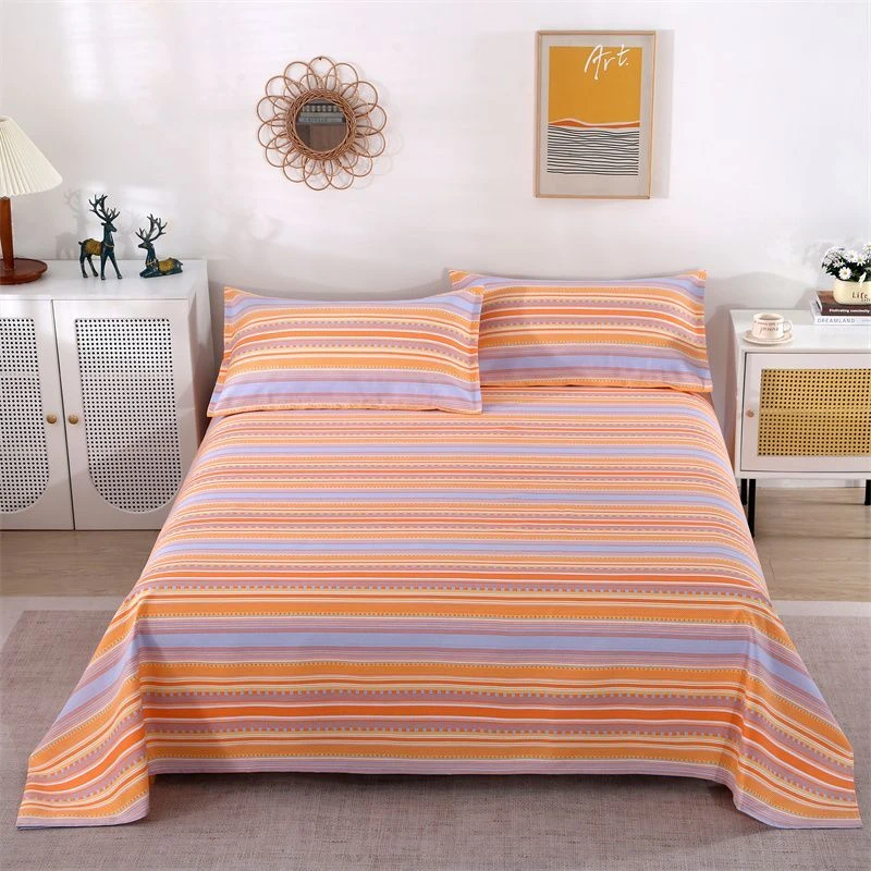 【梦语】加厚床品棉线布料帆布四季布透气套件床单被套四件套