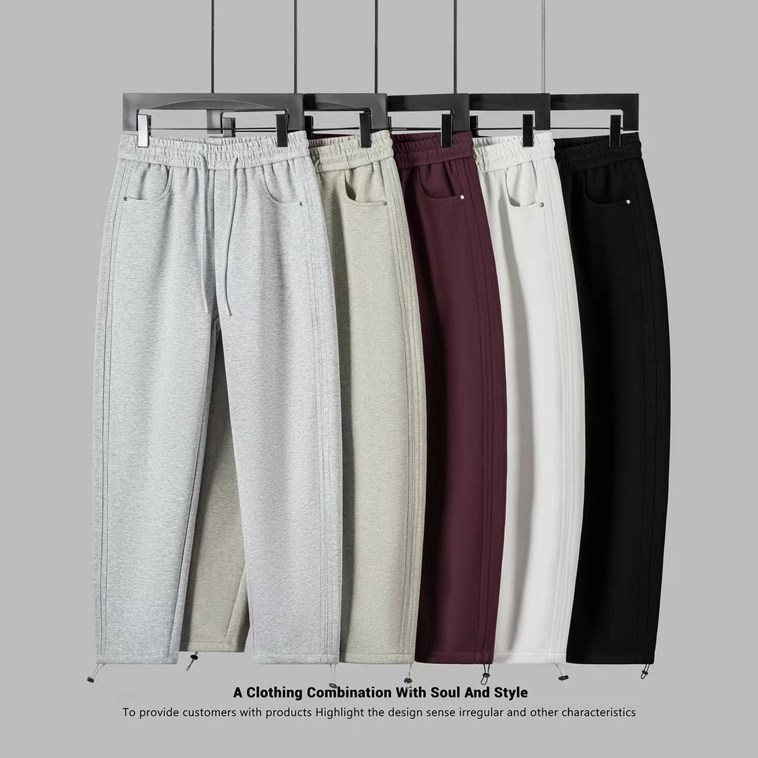 25春新款潮流户外立体版休闲弹力宽松时尚百搭男士直筒裤子ZL8803