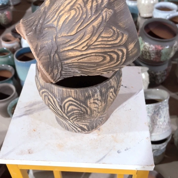 花盆紫砂口径15高度15两只正品
