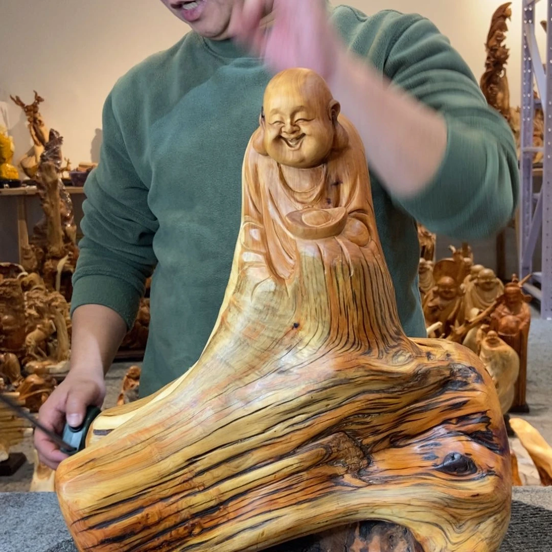 柏木（崖柏）太行崖柏根雕摆件