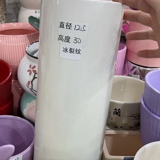 多肉绿植陶瓷花盆9.9包邮，有孔