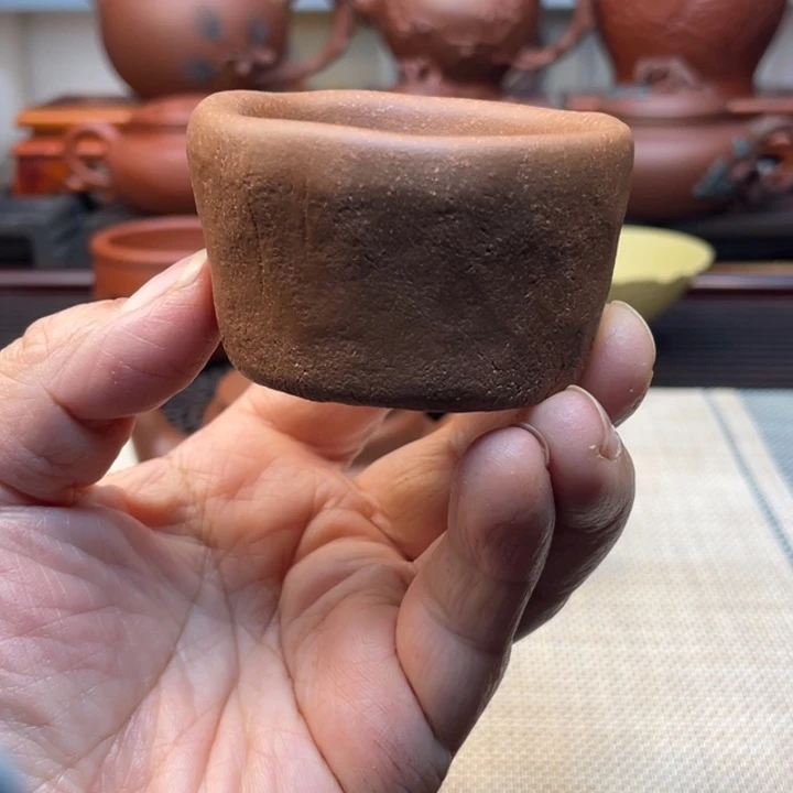 茶杯紫砂全手工制作主人杯