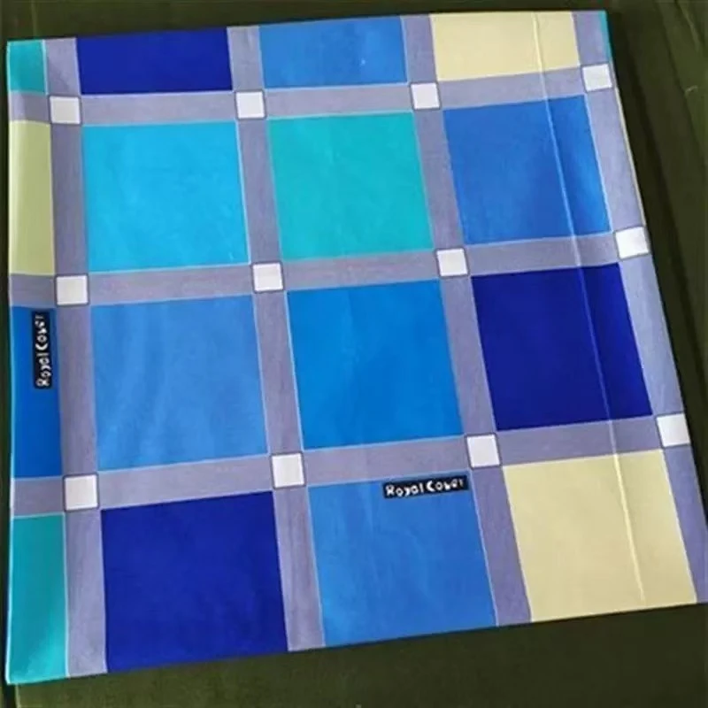 加厚纯棉宿舍单人做床单[蓝格子]