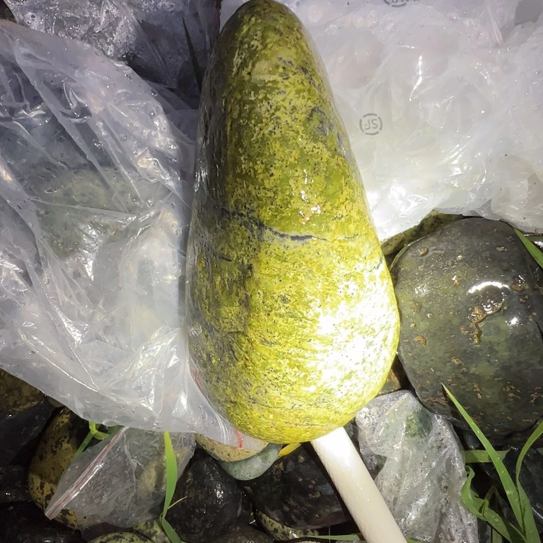 蛇纹石玉合金珠宝奇石一****~