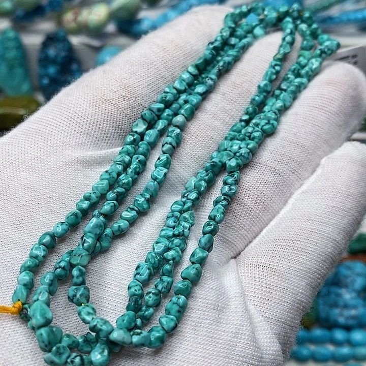 绿松石未镶嵌天然原矿 地大质检