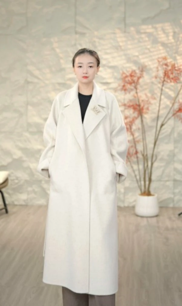 【一口价】123长款经典女士羊绒大衣[3102-30]