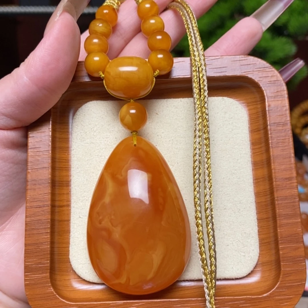 【闪购商品】蜜蜡颈饰未镶嵌项链