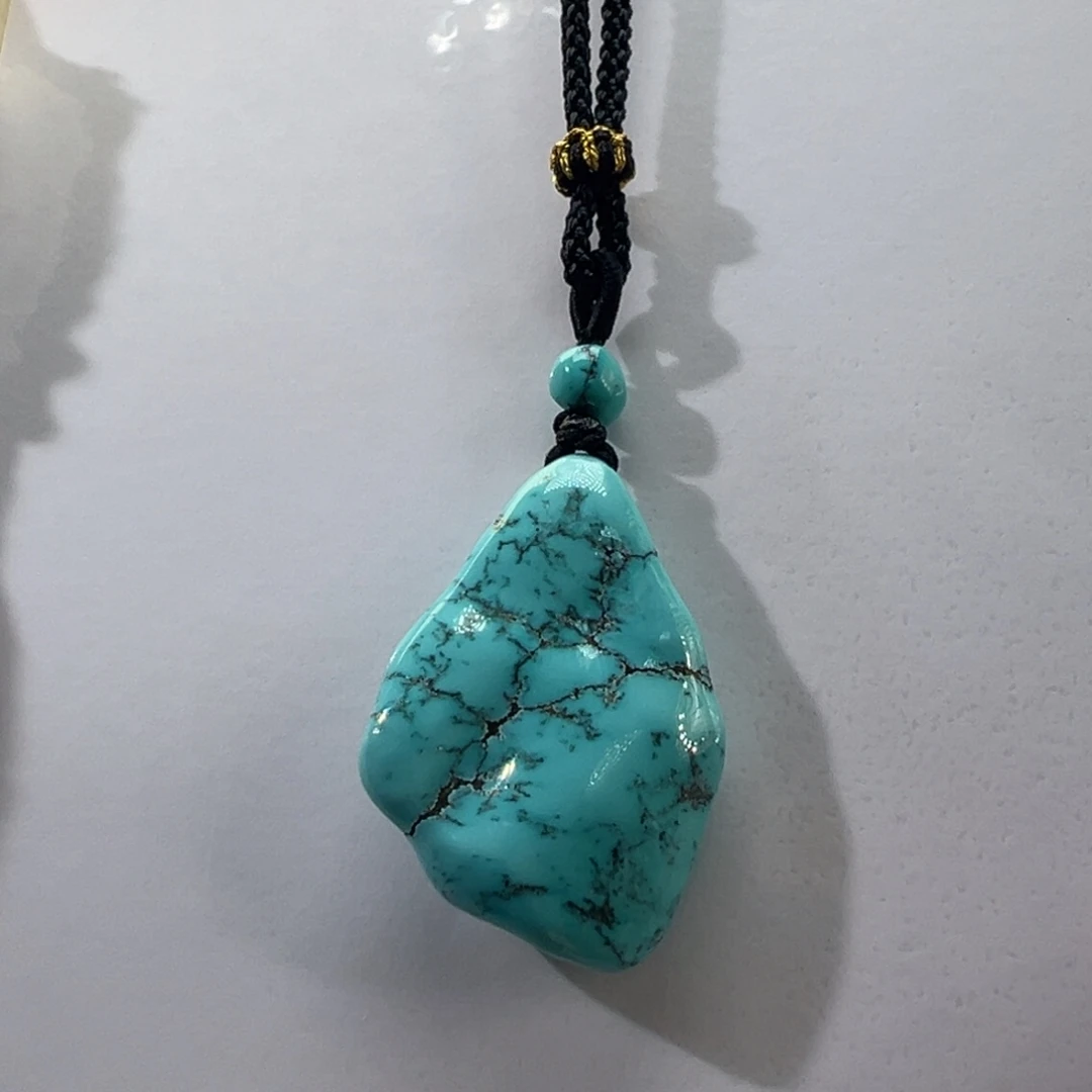 绿松石未镶嵌挂件