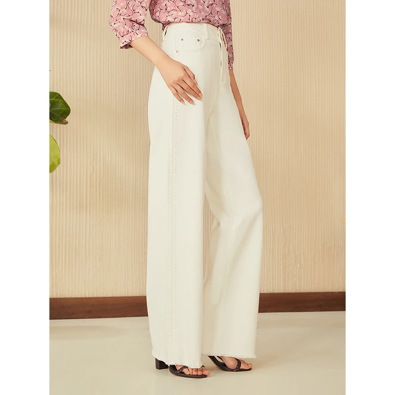 YINER音儿专选2025夏季新款牛仔裤8C65220286