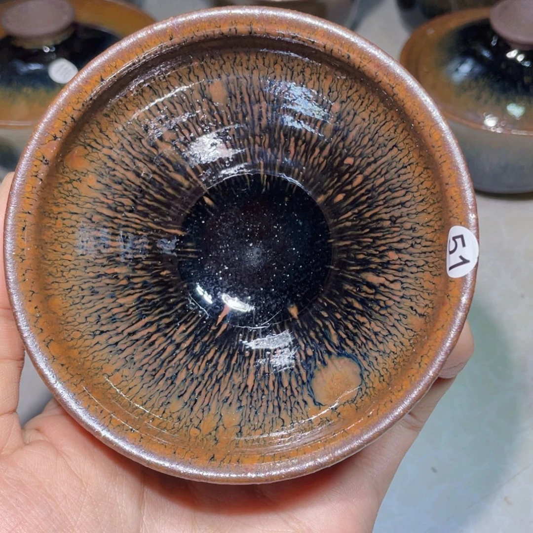 灿***光茶盏龙窑瓷器建盏51