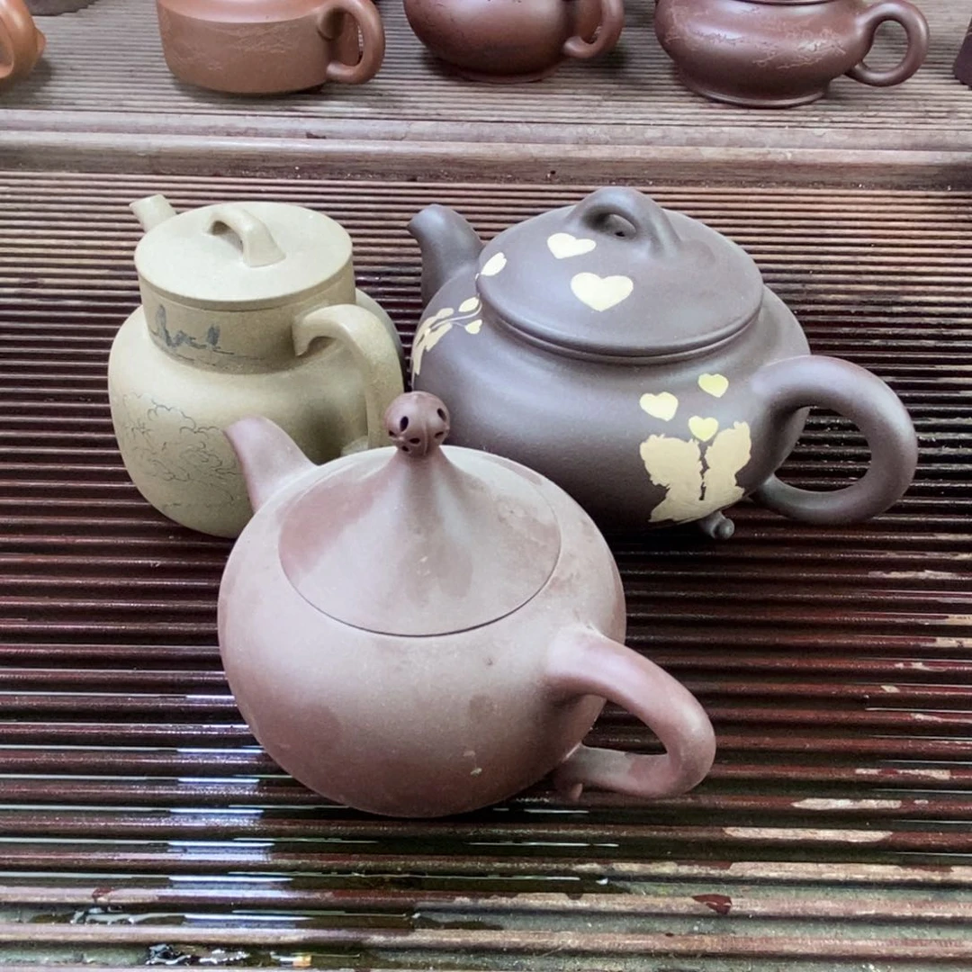 紫砂茶壶小*白定6 三个打包