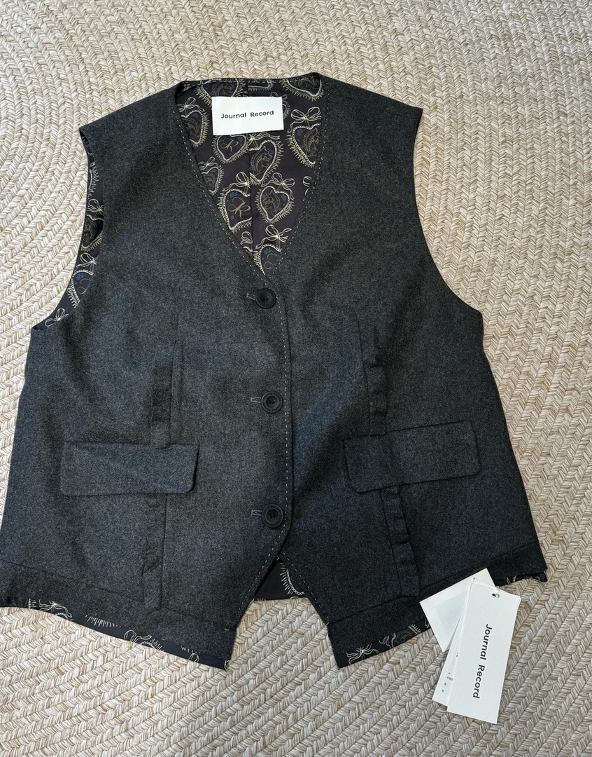 JOURNAL RECORD 羊毛马甲 JWHBAJ530729