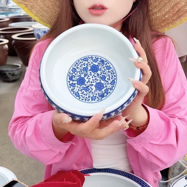 瓷片直径20厘米高6……