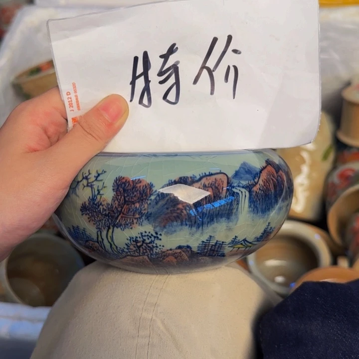 瓷片景德镇陶瓷手工手绘