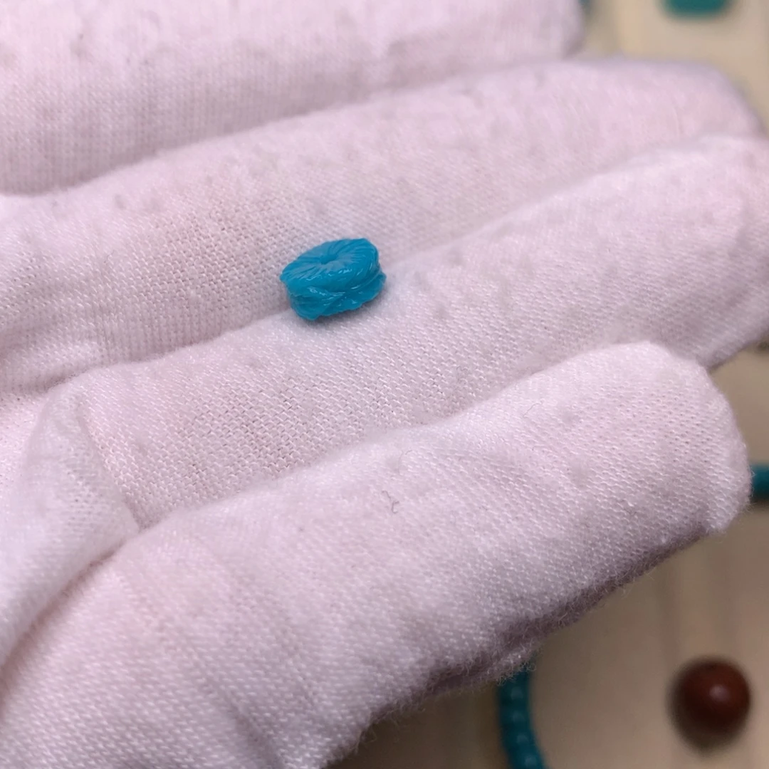 绿松石未镶嵌绿松石羽扣7.7