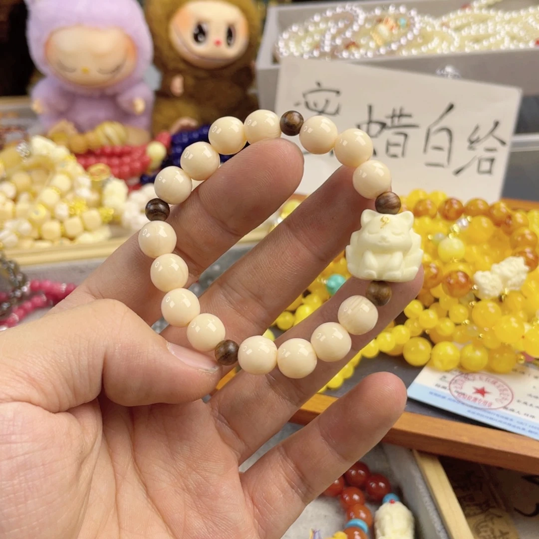 檀香紫檀（小叶紫檀）手串银S925镀金镶嵌