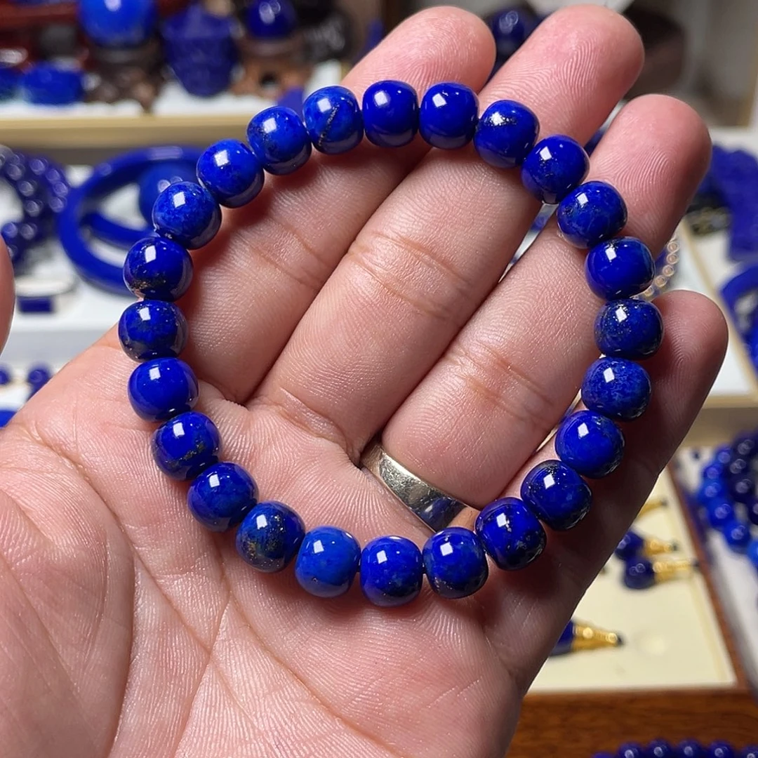 青金石未镶嵌福利精工老型9mm手串