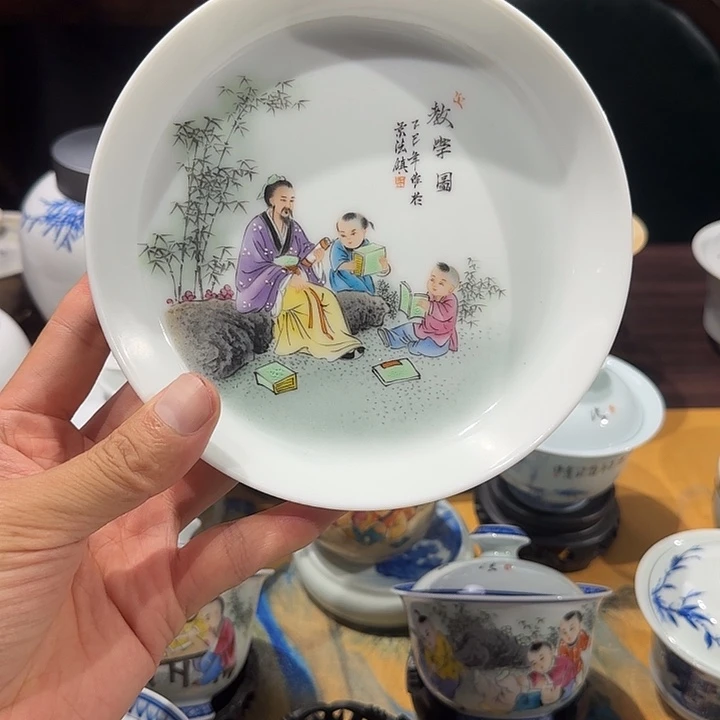 景德镇陶瓷手绘作品