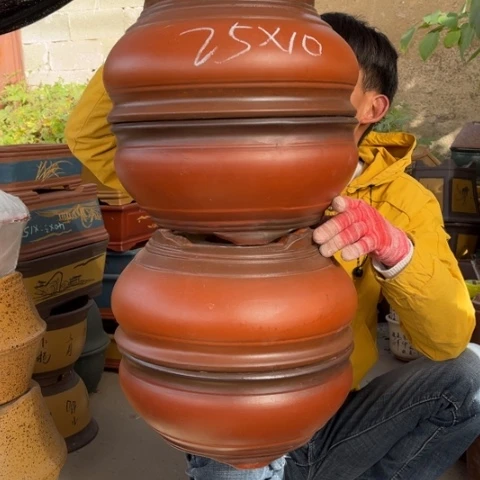 紫砂花盆紫砂特价包邮送