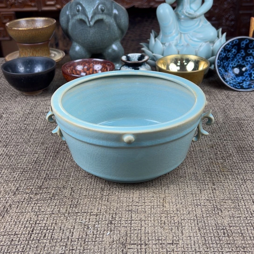 瓷片正能量瓷器摆件