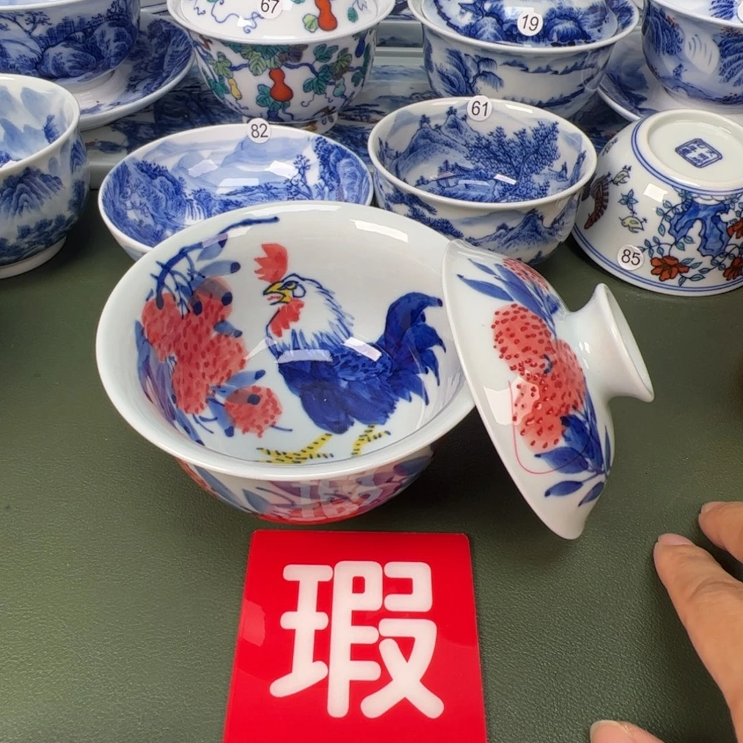 木木景德镇纯手工纯手绘茶具86