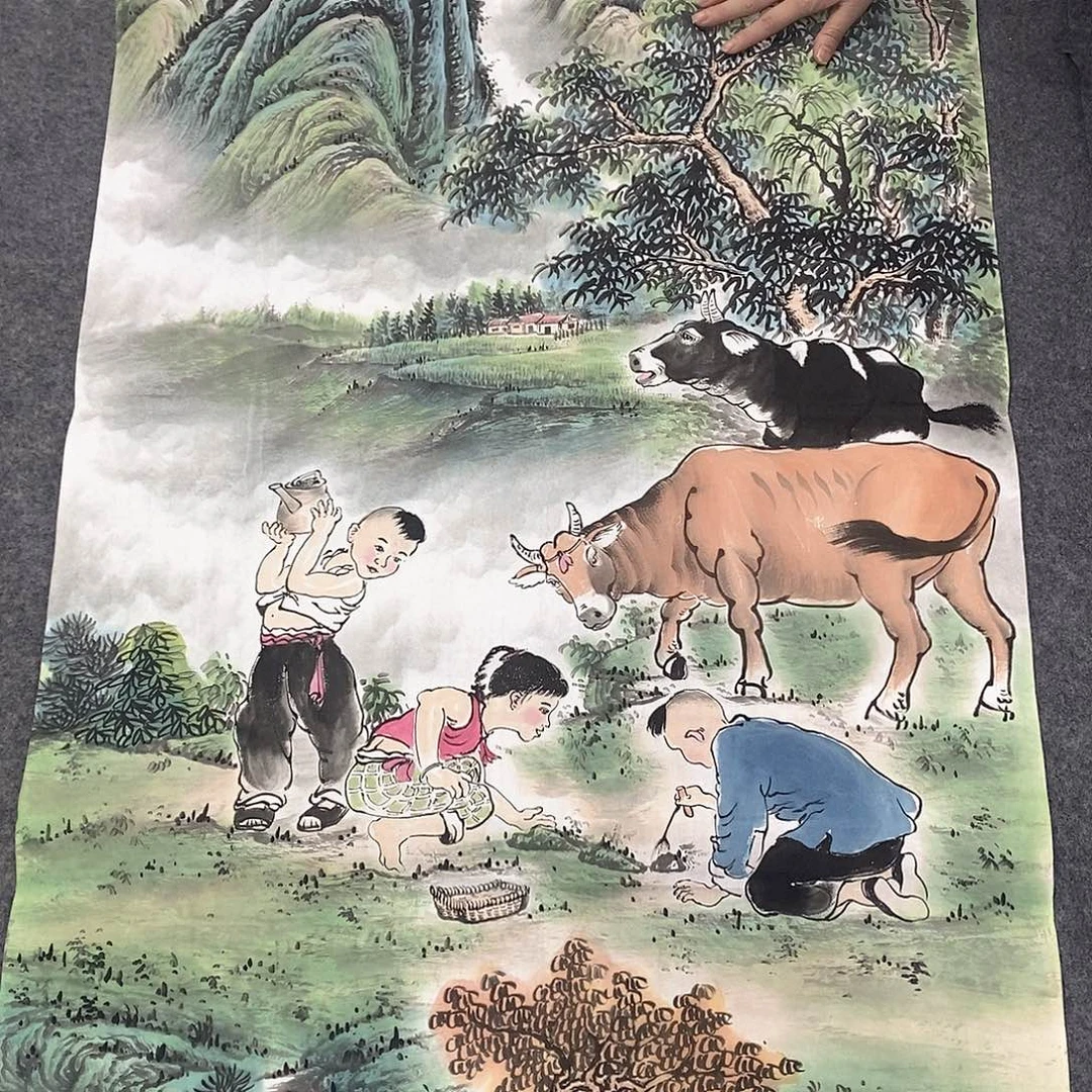 国画国画手绘作品