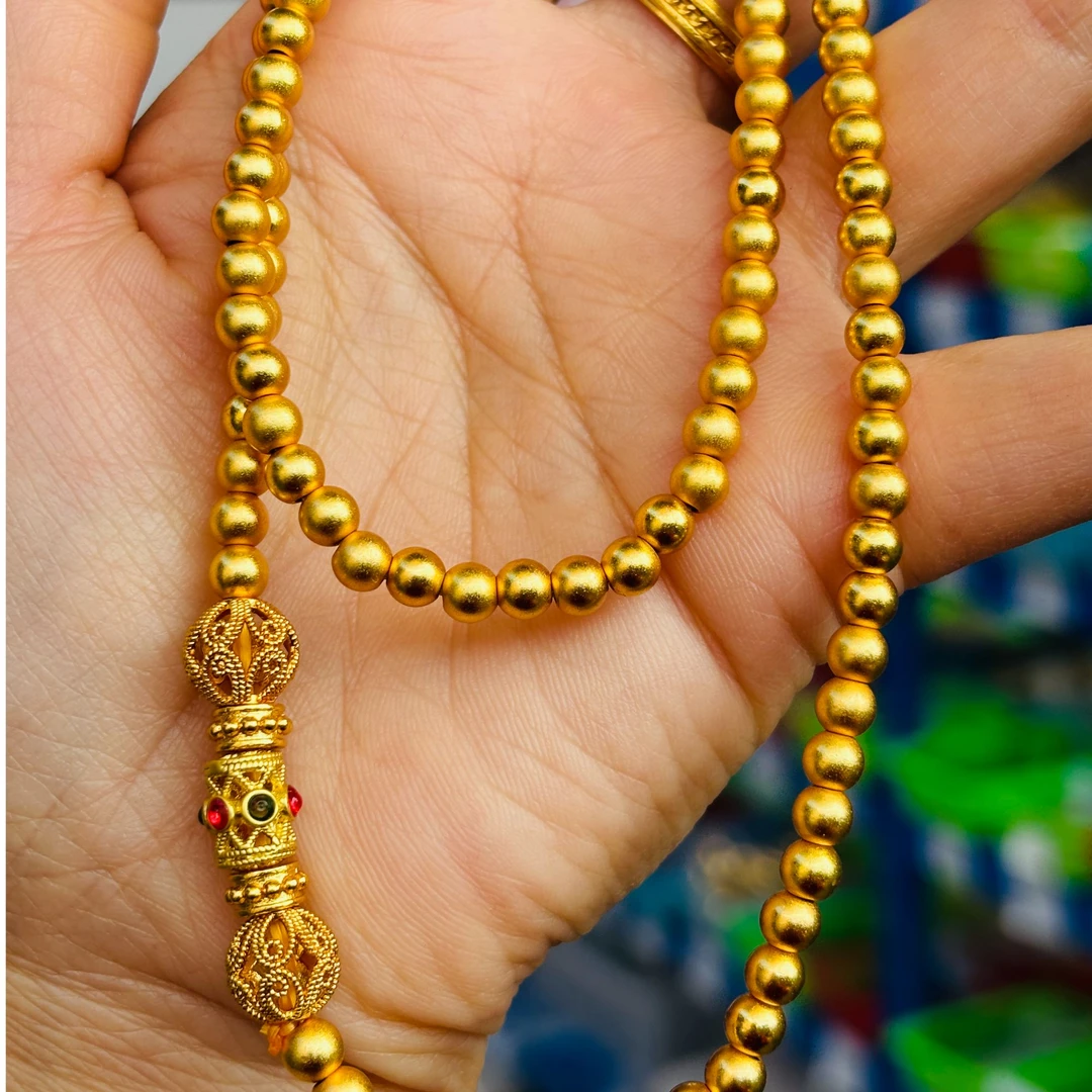 315-云上弹力镂空圆珠项链