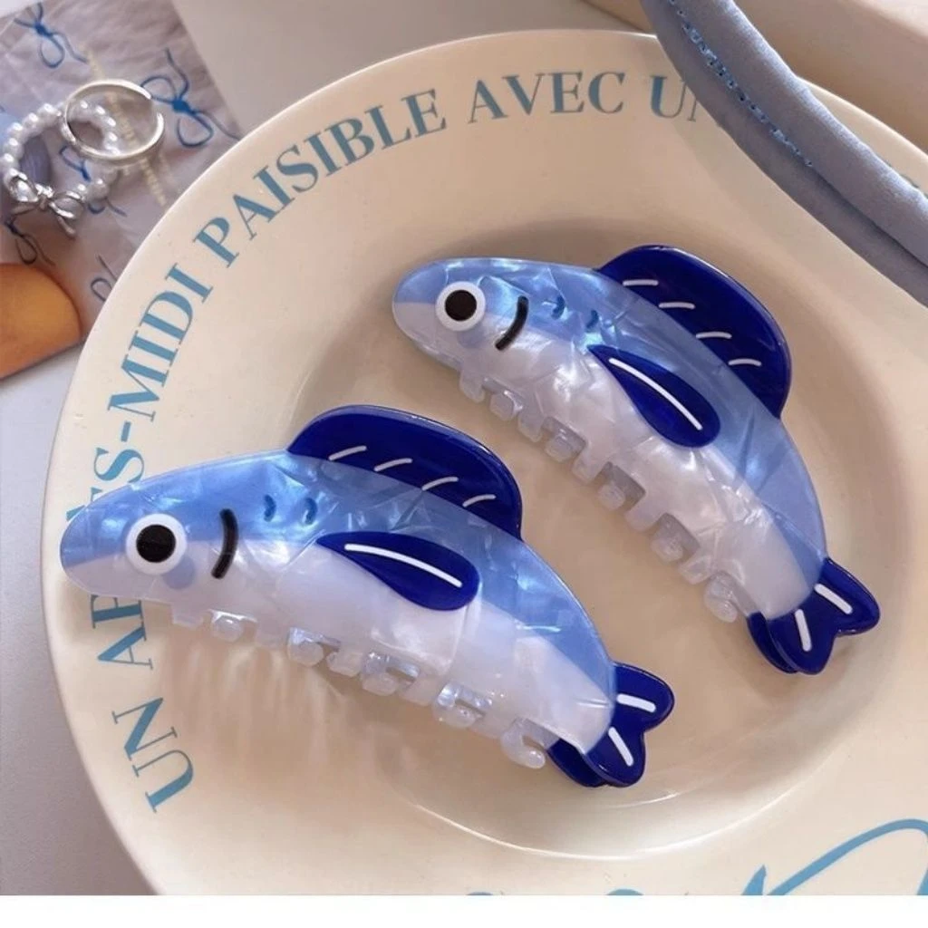 新款沙丁鱼抓夹个性小众高级发抓法式可爱甜美后脑勺夹百搭韩系TJ