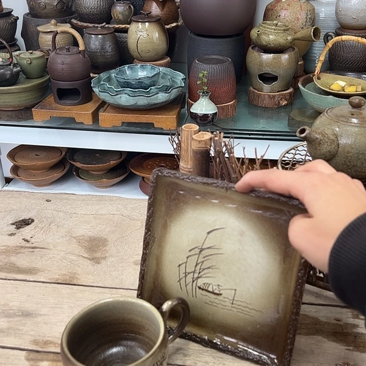 宜兴紫砂粗陶茶具紫砂处理