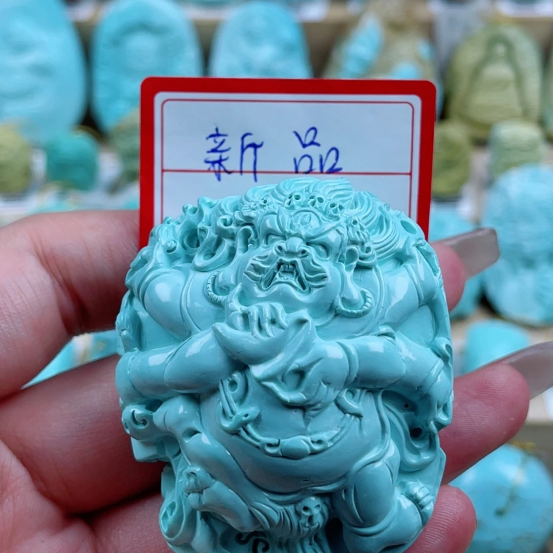 绿松石未镶嵌珠宝奇石