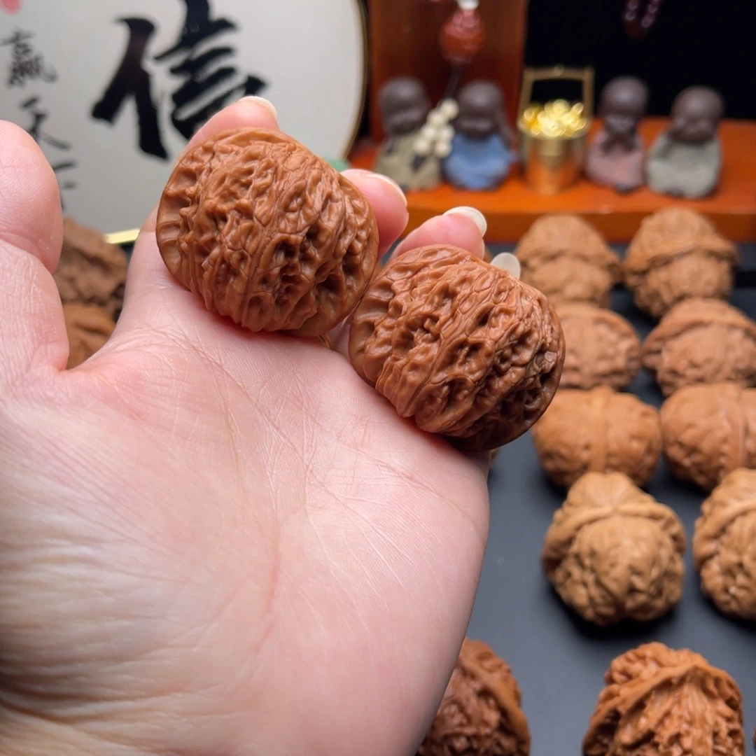 把件文玩核桃42磨盘打底