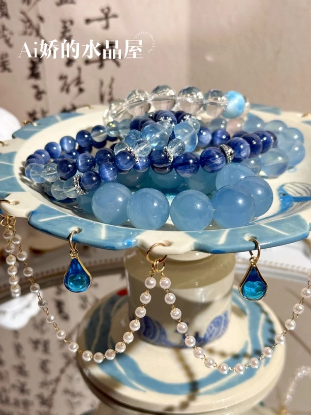 合成金属手链 仙女必备水晶手串