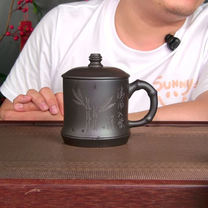 茶杯紫砂高货放漏