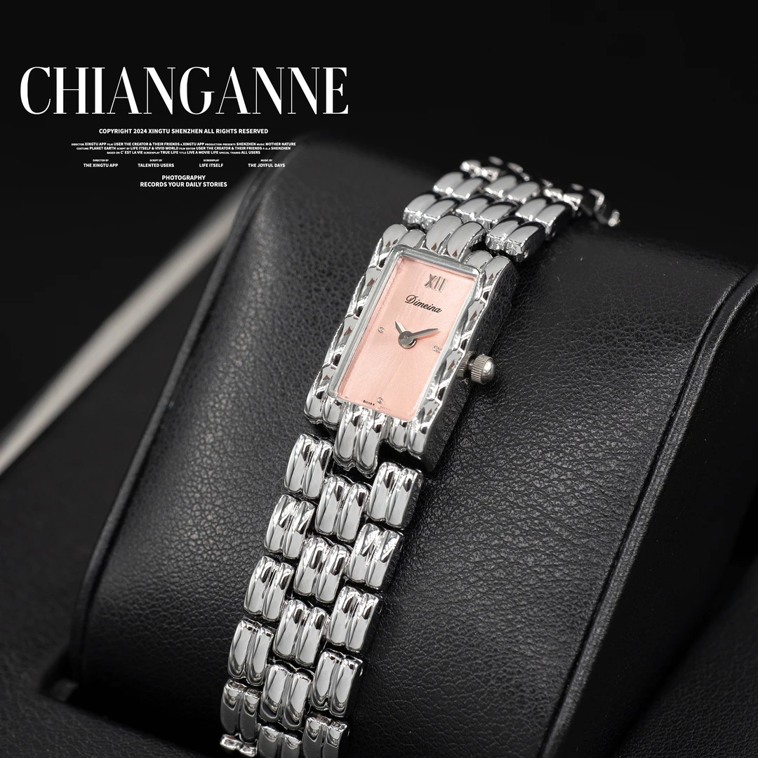 长方形防水女表2025新品爆款简约气质轻奢手表石英生日礼物腕表