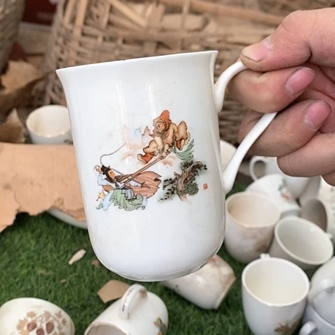 摆件，烧制瑕疵都是正常