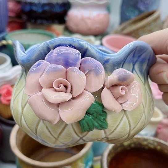 多肉绿植陶瓷花盆