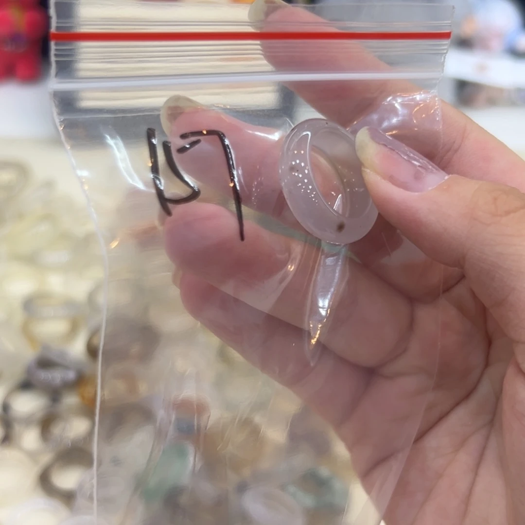 玛瑙/玉髓戒指合金157港14