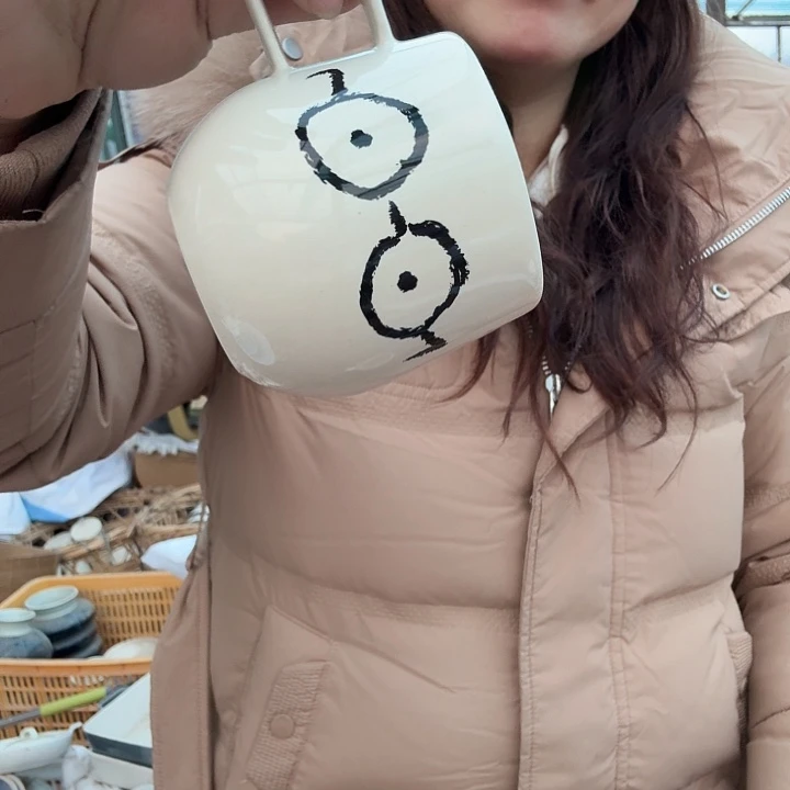 小***鹊外贸眼睛杯微瑕款